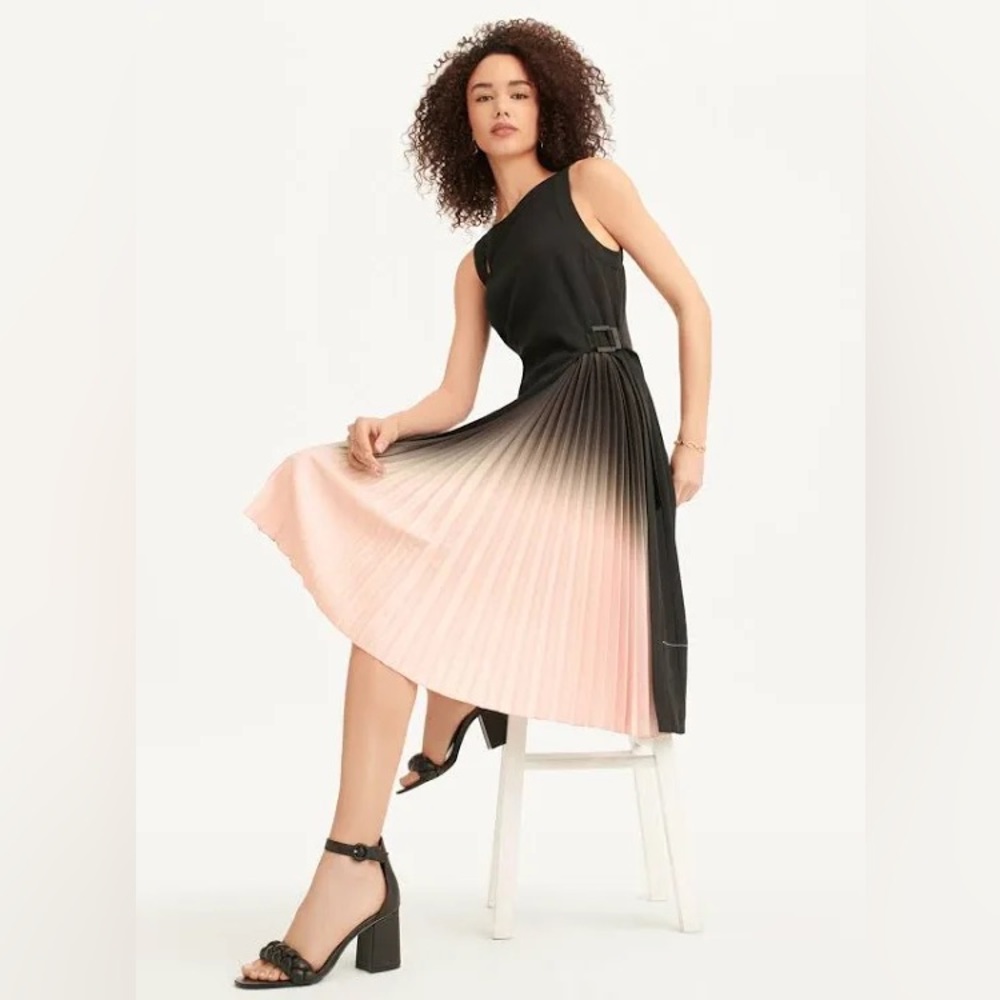 knee length dresses for ladies FIFTY SHADES OMBRE MIDI DRESS – AKIRA main image 1